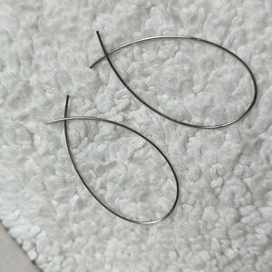 Faux Silver Earrings